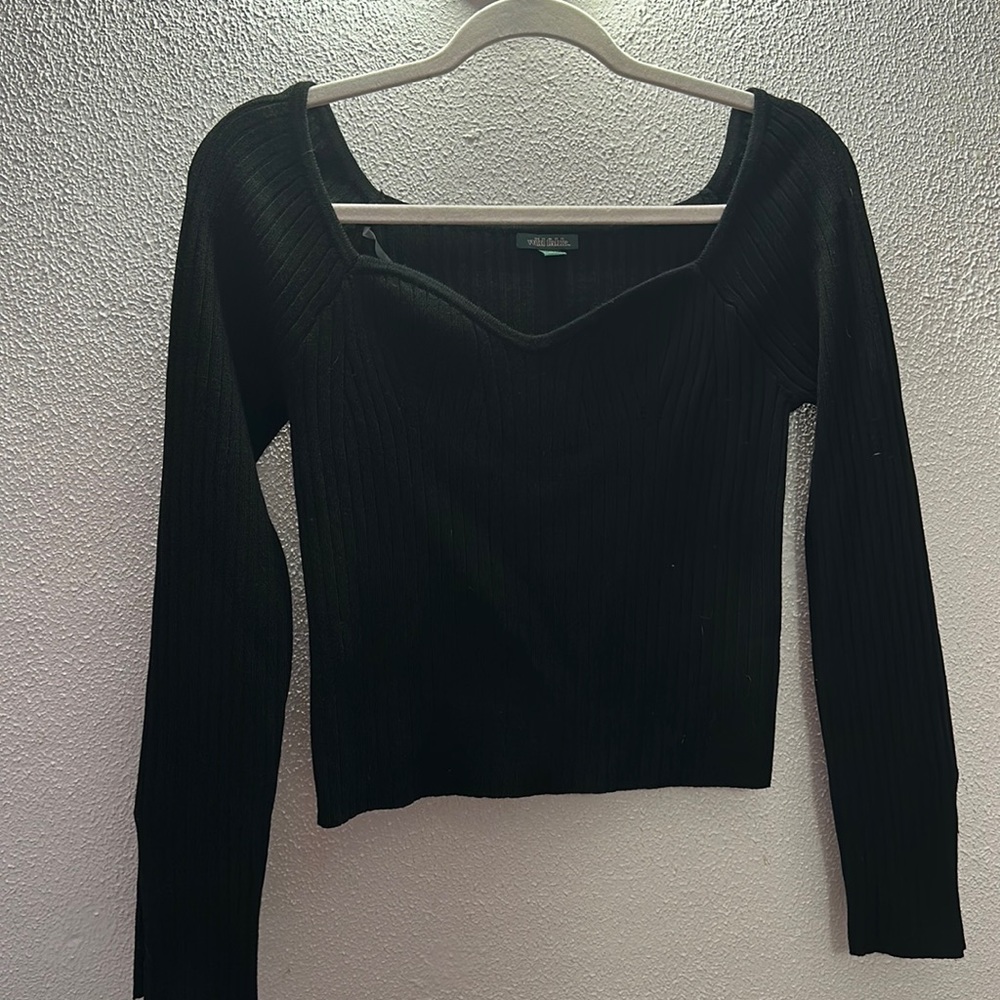Target wild fable cropped sweater, size M